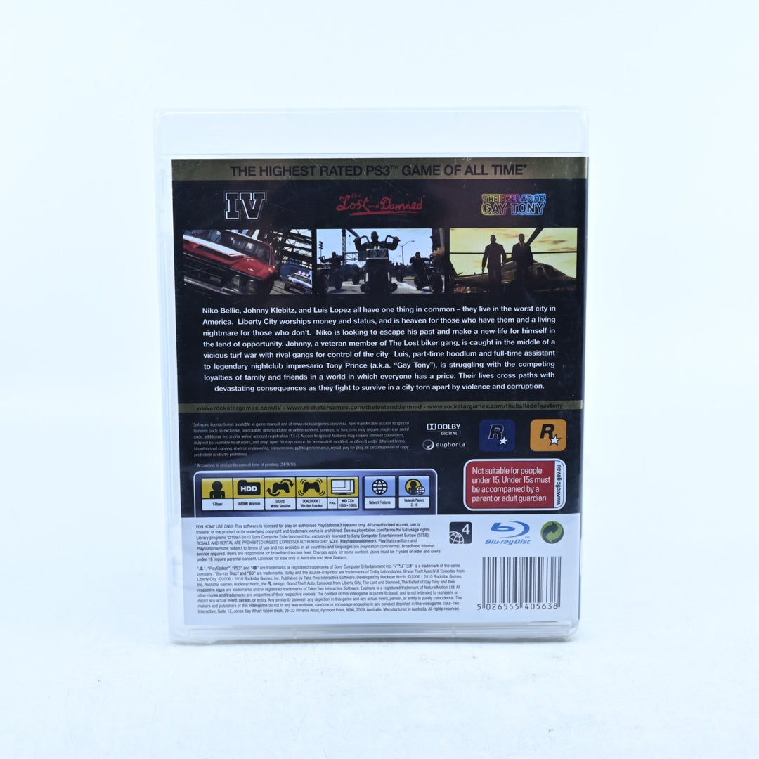 SEALED! Grand Theft Auto IV & Episodes from Liberty City - PS3 Game