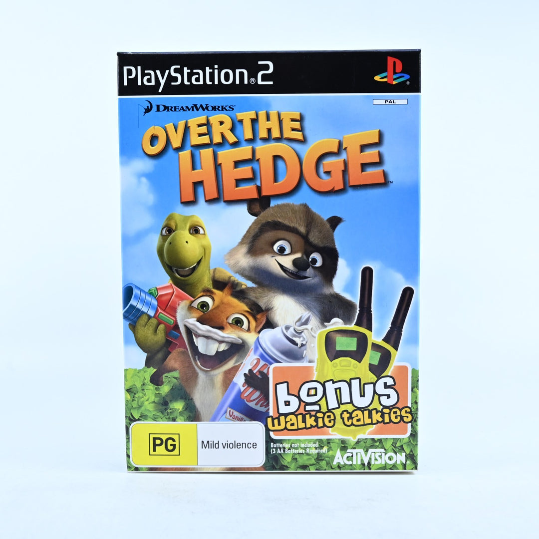 Over the Hedge - Sony Playstation 2 / PS2 Game + Manual + Walkie Talkies - PAL