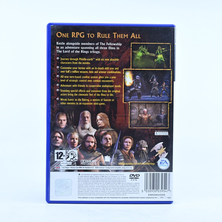 The Lord of the Rings: The Third Age - Sony Playstation 2 / PS2 Game + Manual