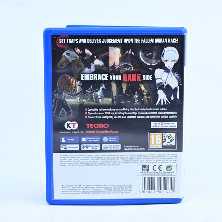 Deception IV: Blood Ties - Sony PS Vita Game - FREE POST!