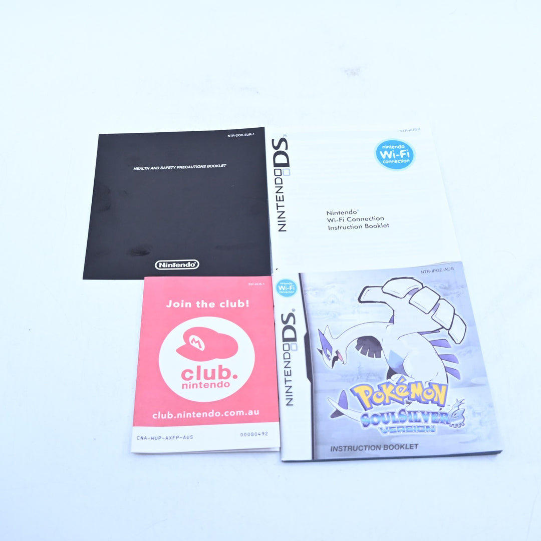 Pokemon SoulSilver - Nintendo DS Game - PAL + Manual - FREE POST! Soul Silver!