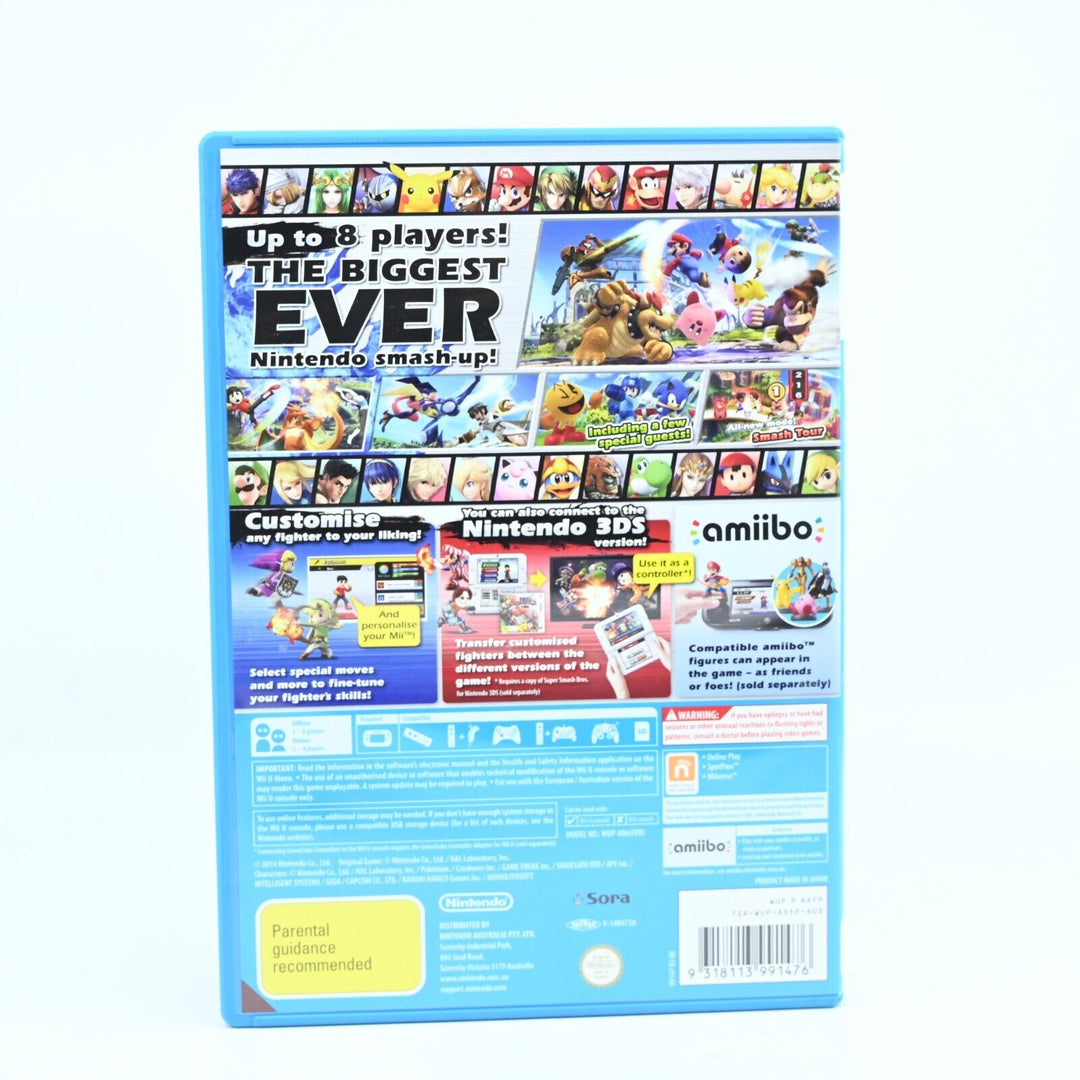 Super Smash Bros. - Nintendo Wii U Game - PAL - FREE POST!