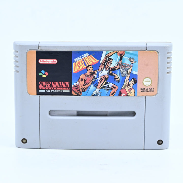 World League Basketball - Super Nintendo / SNES Game - PAL - FREE POST!