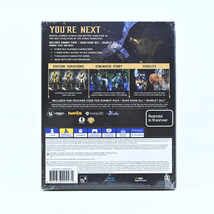 SEALED! Mortal Kombat 11: Premium Edition - Sony Playstation 4 / PS4 Game