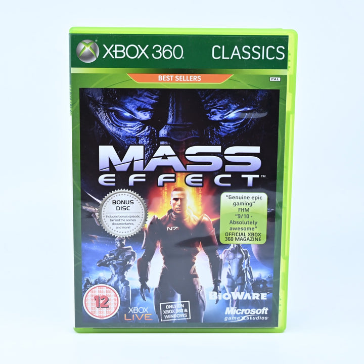 Mass Effect - Xbox 360 Game + Manual - PAL - MINT DISC!