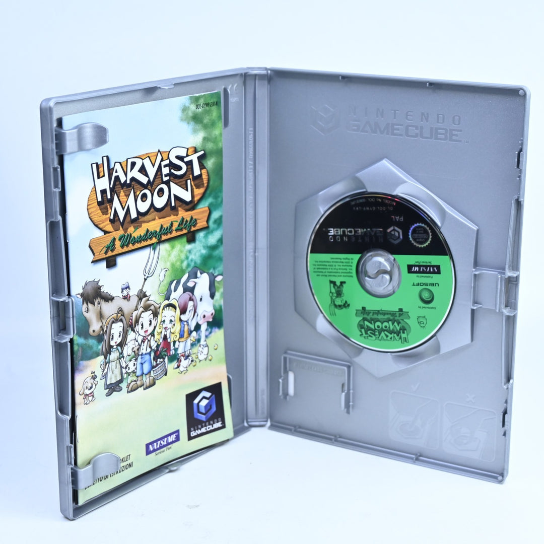 Harvest Moon: A Wonderful Life - Nintendo Gamecube Game + Manual - PAL