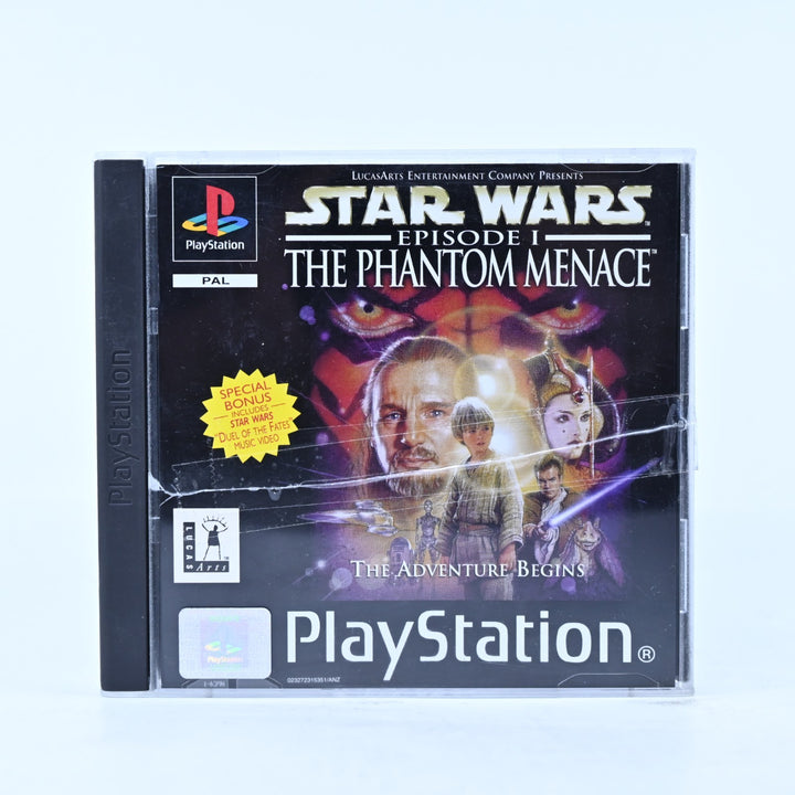 Star Wars: Episode I The Phantom Menace - Sony Playstation 1 / PS1 Game + Manual