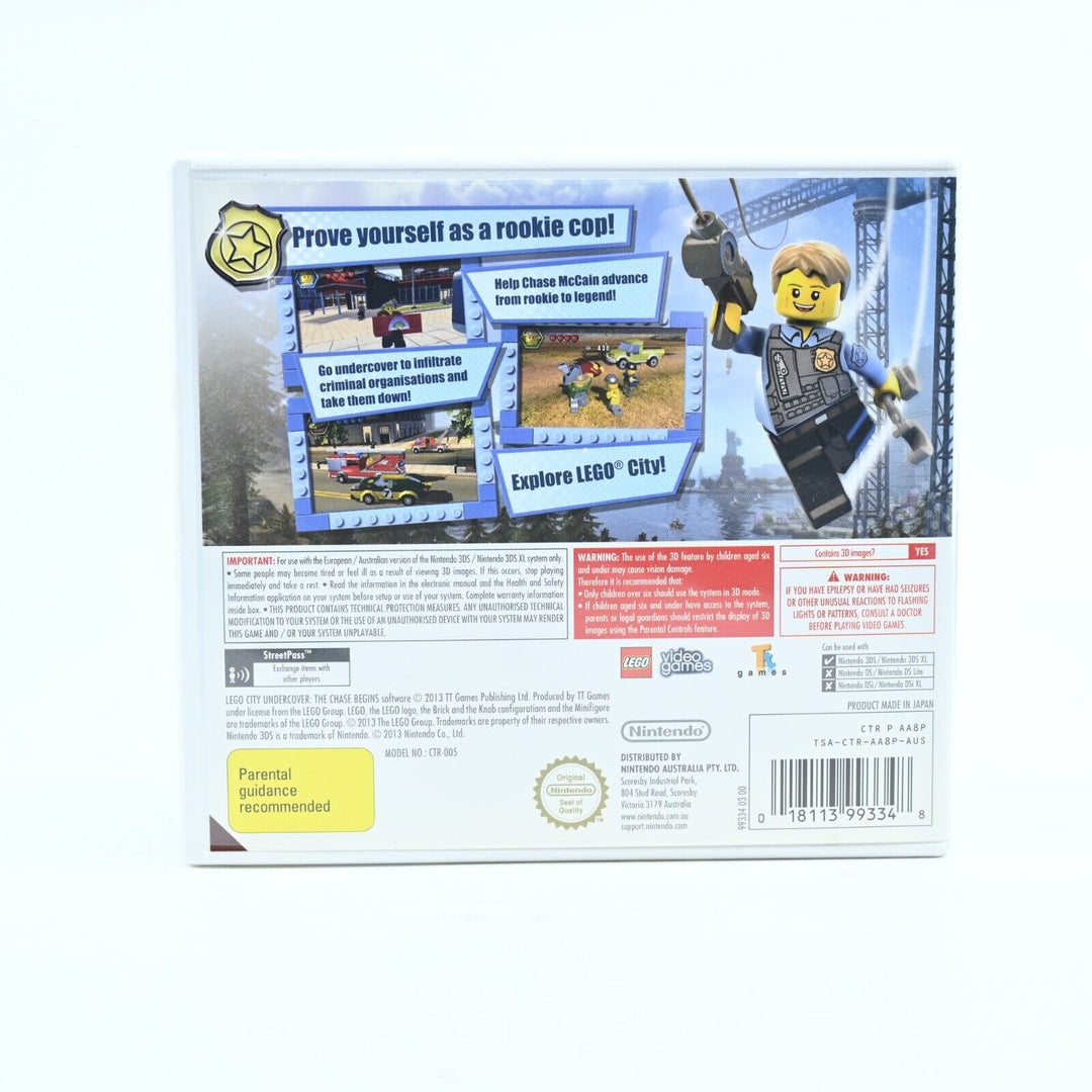 Lego City Undercover: The Chase Begins - Nintendo 3DS Game - PAL - FREE POST!