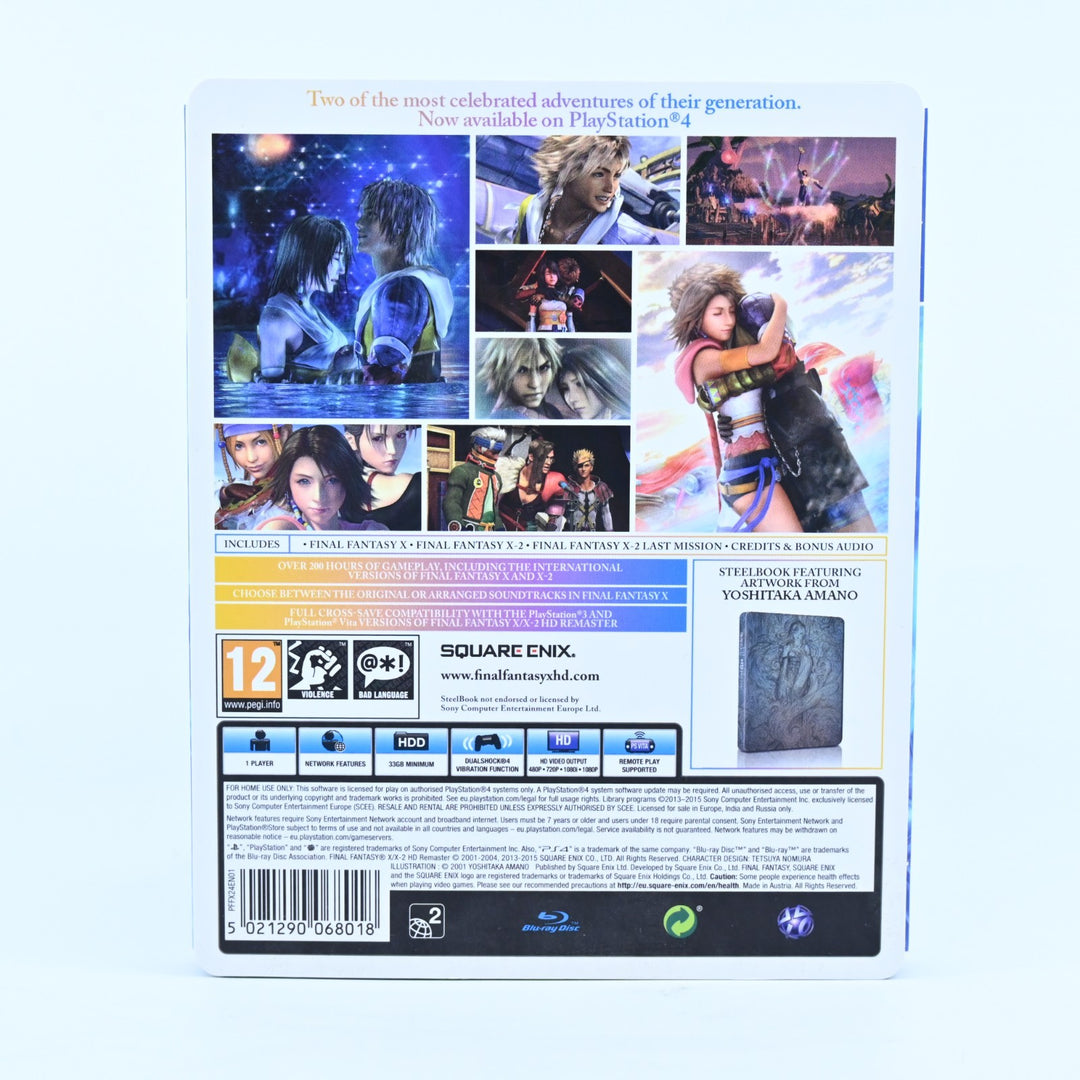 Final Fantasy X / X-2 HD Remaster - Limited Edition - PS4 Game - MINT DISC!