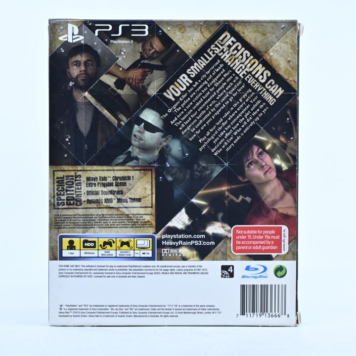 Heavy Rain - Special Edition - Sony Playstation 3 / PS3 Game - MINT DISC!