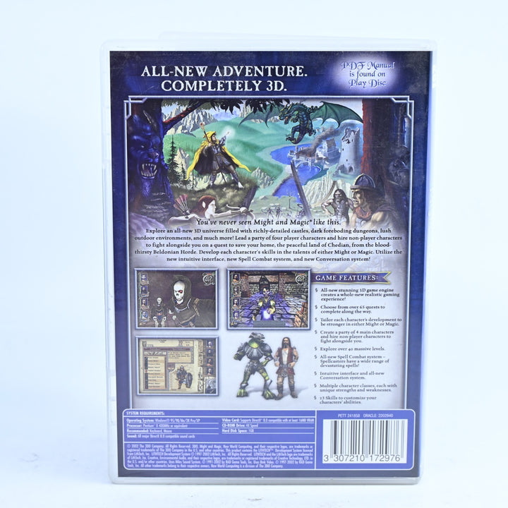 Might and Magic IX - Ubisoft/3DO - PC Game + Map