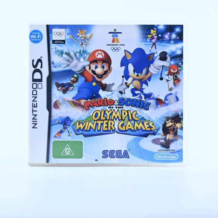 Mario & Sonic at the Olympic Winter Games - Nintendo DS Game - PAL + Manual