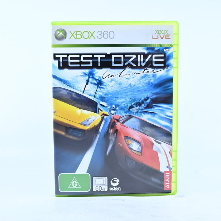 Test Drive Unlimited - Xbox 360 Game + Manual - PAL - MINT DISC!
