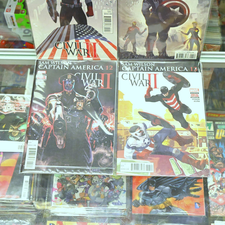 Sam Wilson Cap America - Civil War II - 10-13 - Spencer/Unzueta - Marvel Comics