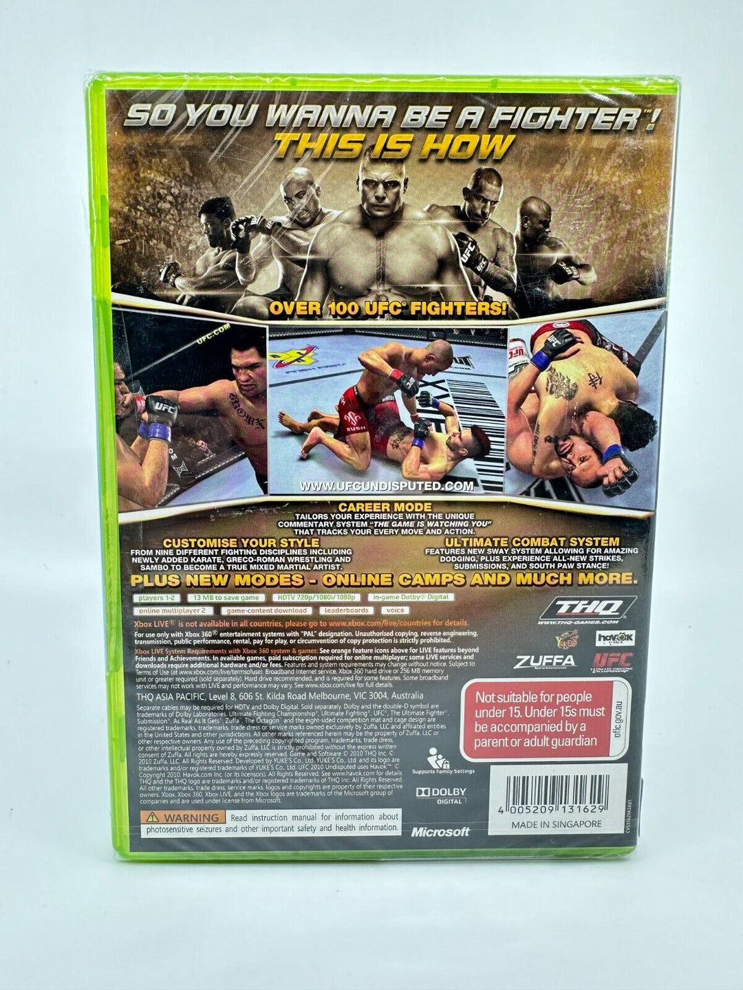 SEALED! UFC Undisputed 2010   - Xbox 360 Game - PAL - FREE POST!