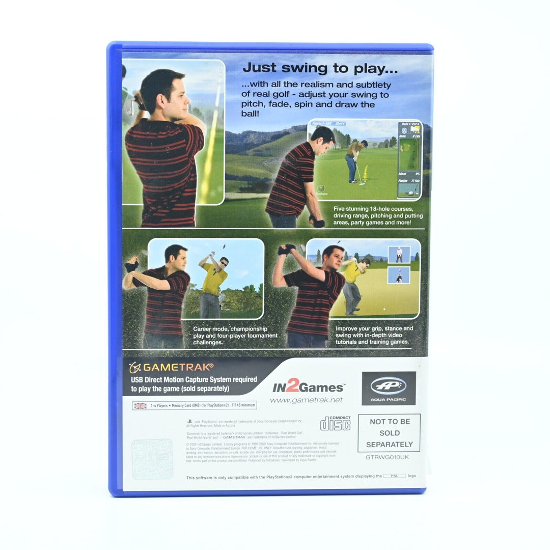 Gametrak: Real World Golf - Sony Playstation 2 / PS2 Game - PAL - FREE POST!