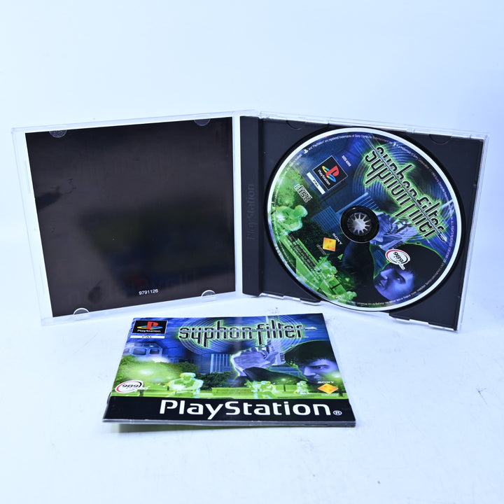 Syphon Filter - Sony Playstation 1 / PS1 Game + Manual - PAL