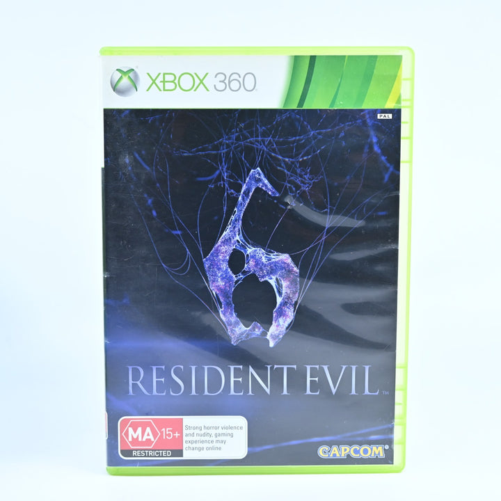 Resident Evil 6 - Xbox 360 Game - No Manual - PAL - MINT DISC!