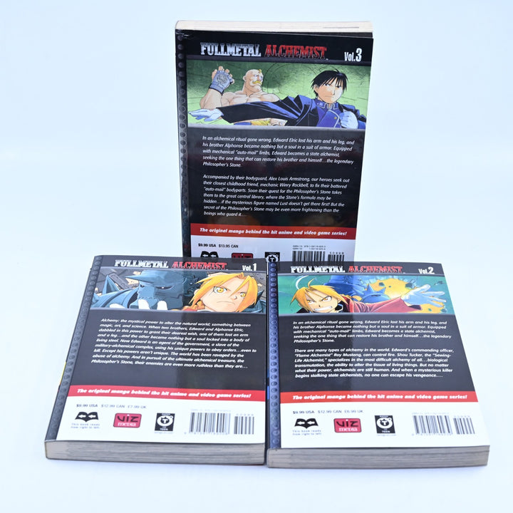 Fullmetal Alchemist - Volumes 1-3 - Viz Media - Hiromu Arakawa - Manga
