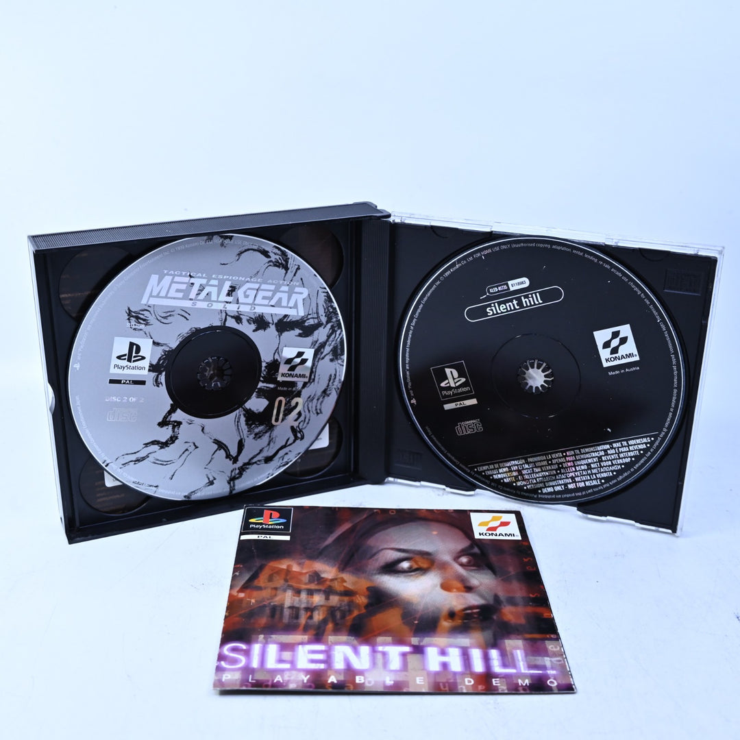 Metal Gear Solid - Sony Playstation 1 / PS1 Game + Manual - PAL - MINT DISC!
