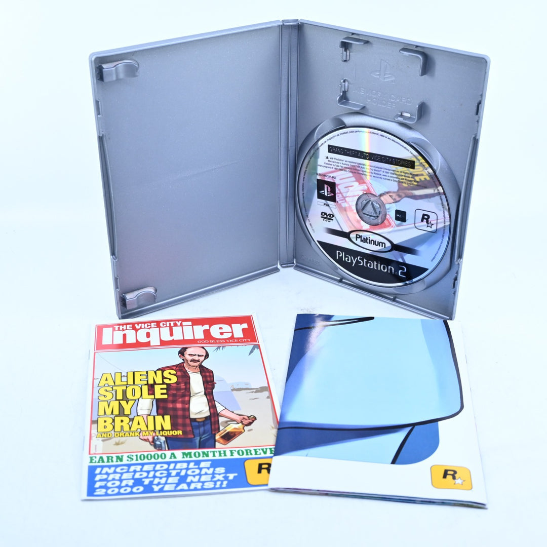 Grand Theft Auto: Vice City Stories Sony Playstation 2/ PS2 Game + Manual + Map