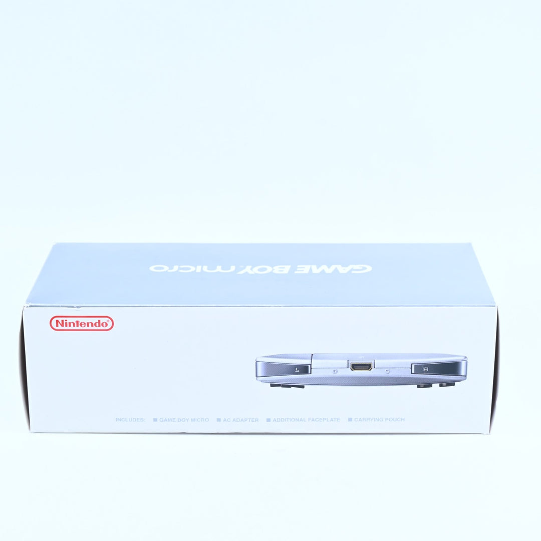 OXY-001 Silver - Nintendo Gameboy Micro Boxed Console - FREE POST!