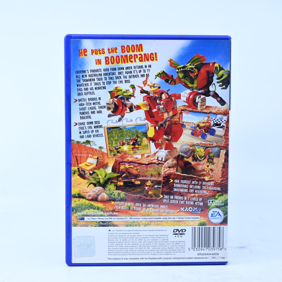Ty the Tasmanian Tiger 2: Bush Rescue - PS2 Game + Manual - PAL - MINT DISC!