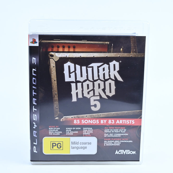 Guitar Hero 5 - Sony Playstation 3 / PS3 Game + Manual - FREE POST!