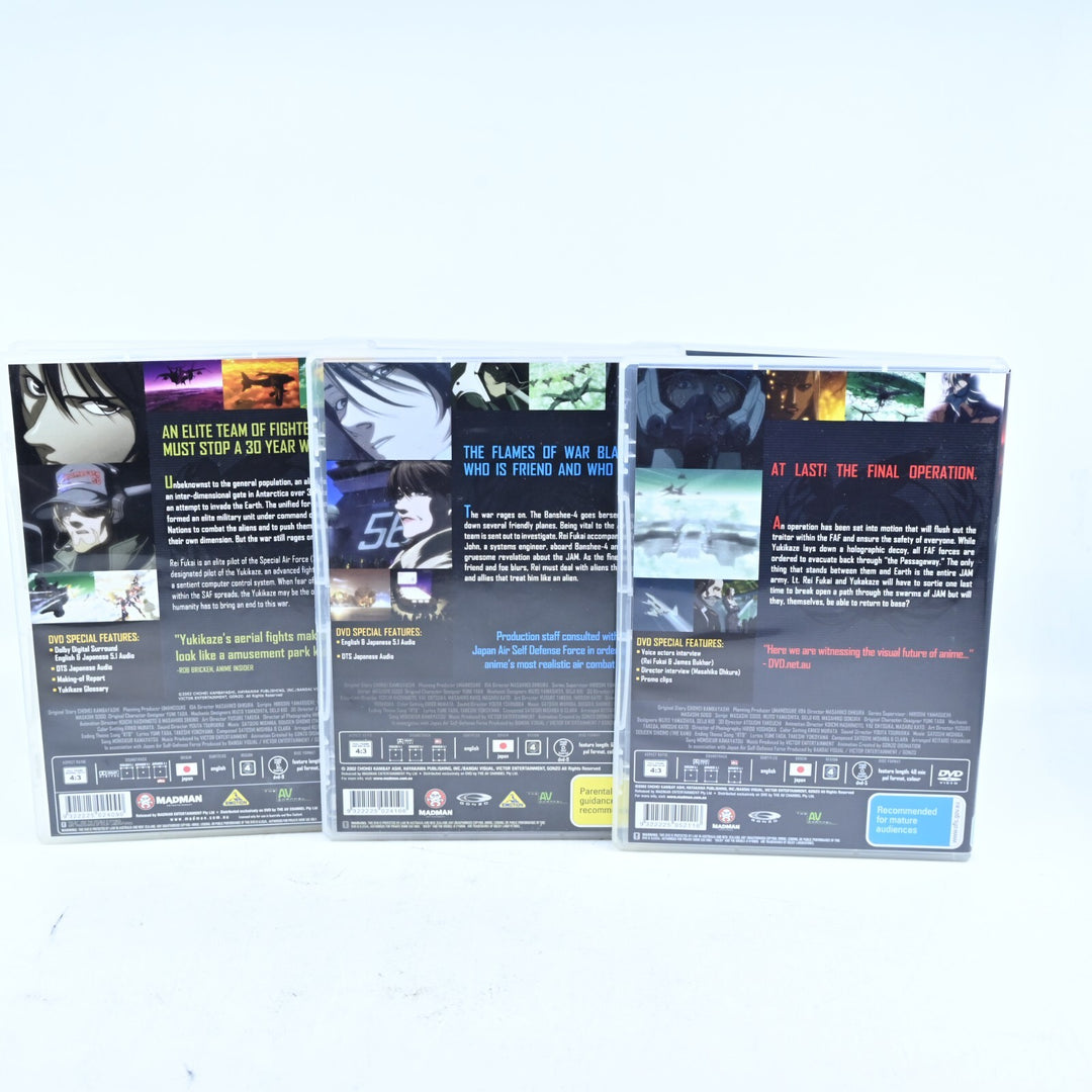 Yukikaze Volumes 1 - 3 & Collectors Box - Region 4 - Anime DVD