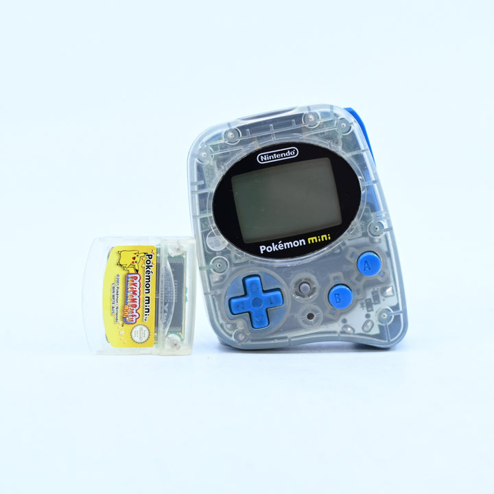 Pokemon Mini - Wooper Blue - Min-001 - Nintendo Console + Pokemon Party Mini