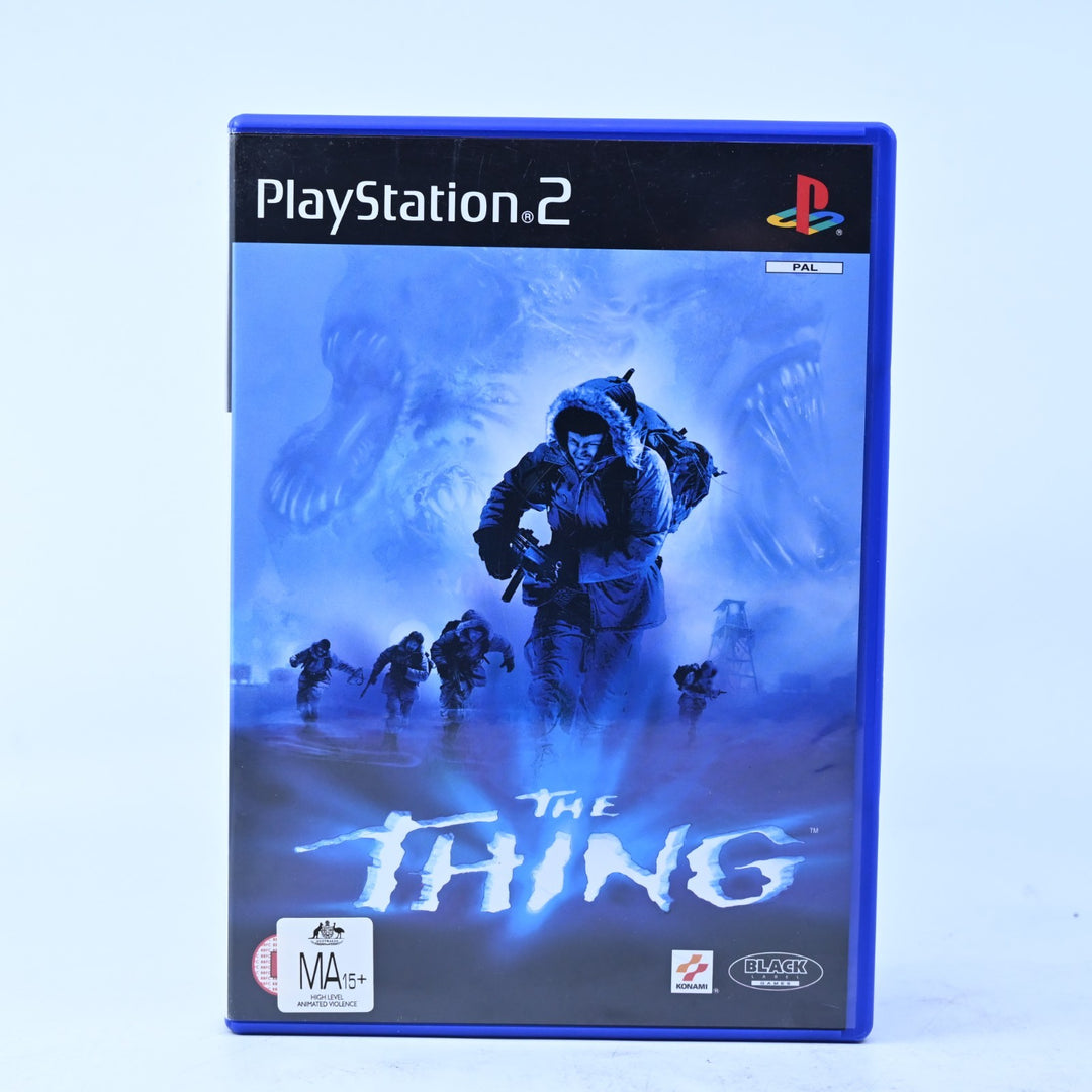 The Thing - Sony Playstation 2 / PS2 Game + Manual - PAL - MINT DISC!