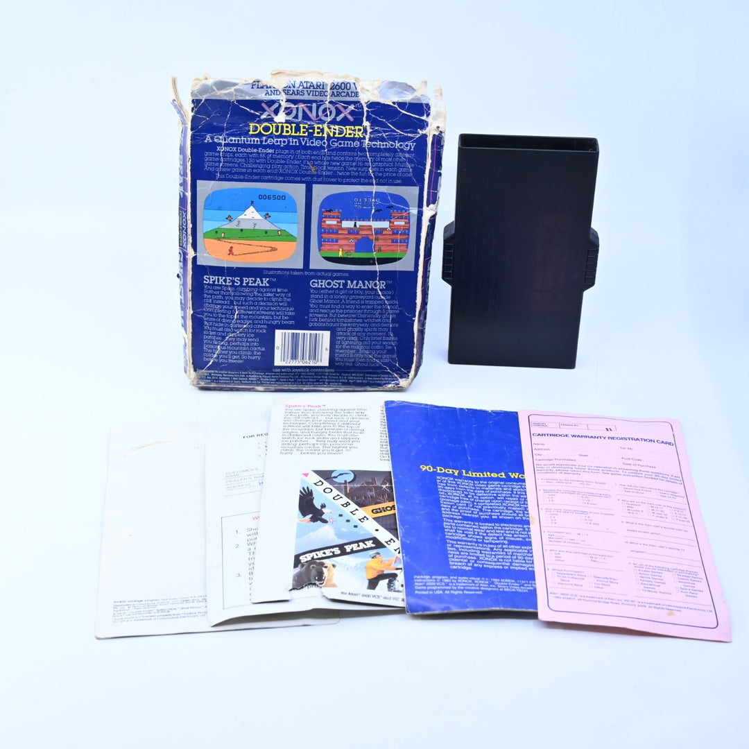 Ghost Manor / Spike's Peak - Double Ender - Atari 2600 Boxed Game - PAL