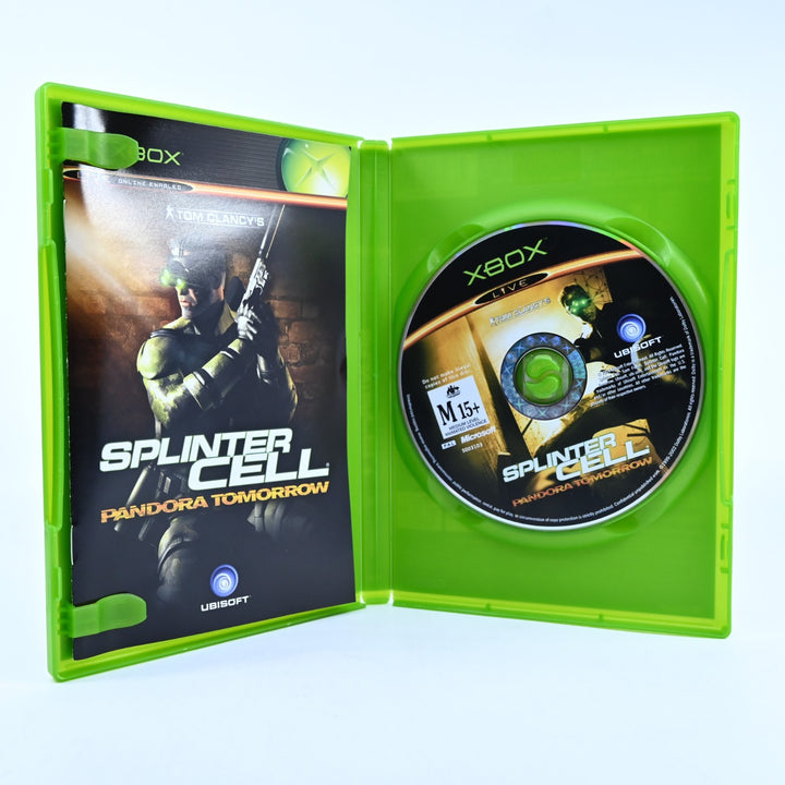 Tom Clancy's Splinter Cell: Pandora Tomorrow - Original Xbox Game + Manual
