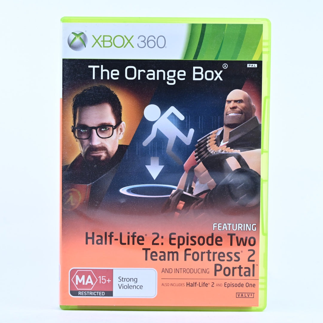 The Orange Box - Xbox 360 Game + Manual - PAL - MINT DISC!