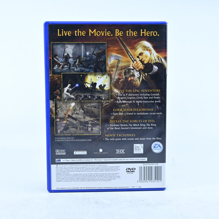 The Lord of the Rings: The Return of the King - PS2 Game + Manual - PAL
