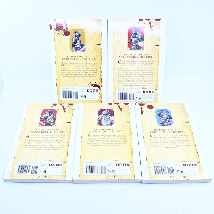 Goblin Slayer - Volumes 1-5 - Kumo Kagyu - Yen On - Light Novel / Manga