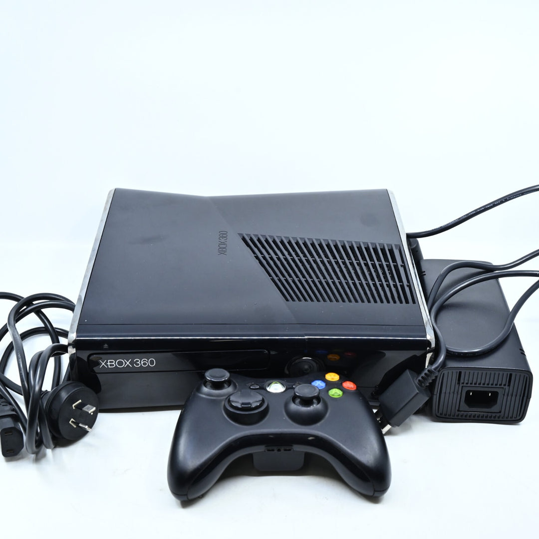 Black Slim - Kinect Ready - Xbox 360 Boxed Console - PAL - FREE POST!