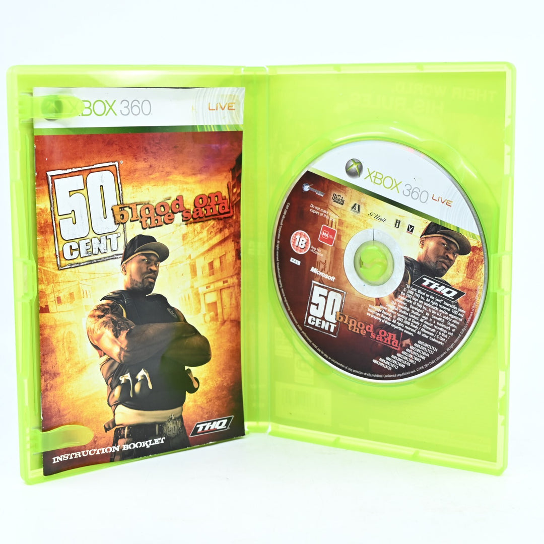 50 Cent: Blood on The Sand - Xbox 360 Game + Manual - PAL - MINT DISC!