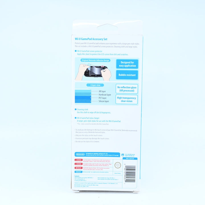 Wii U GamePad Accessory Set - Nintendo Wii U Accessory - FREE POST!