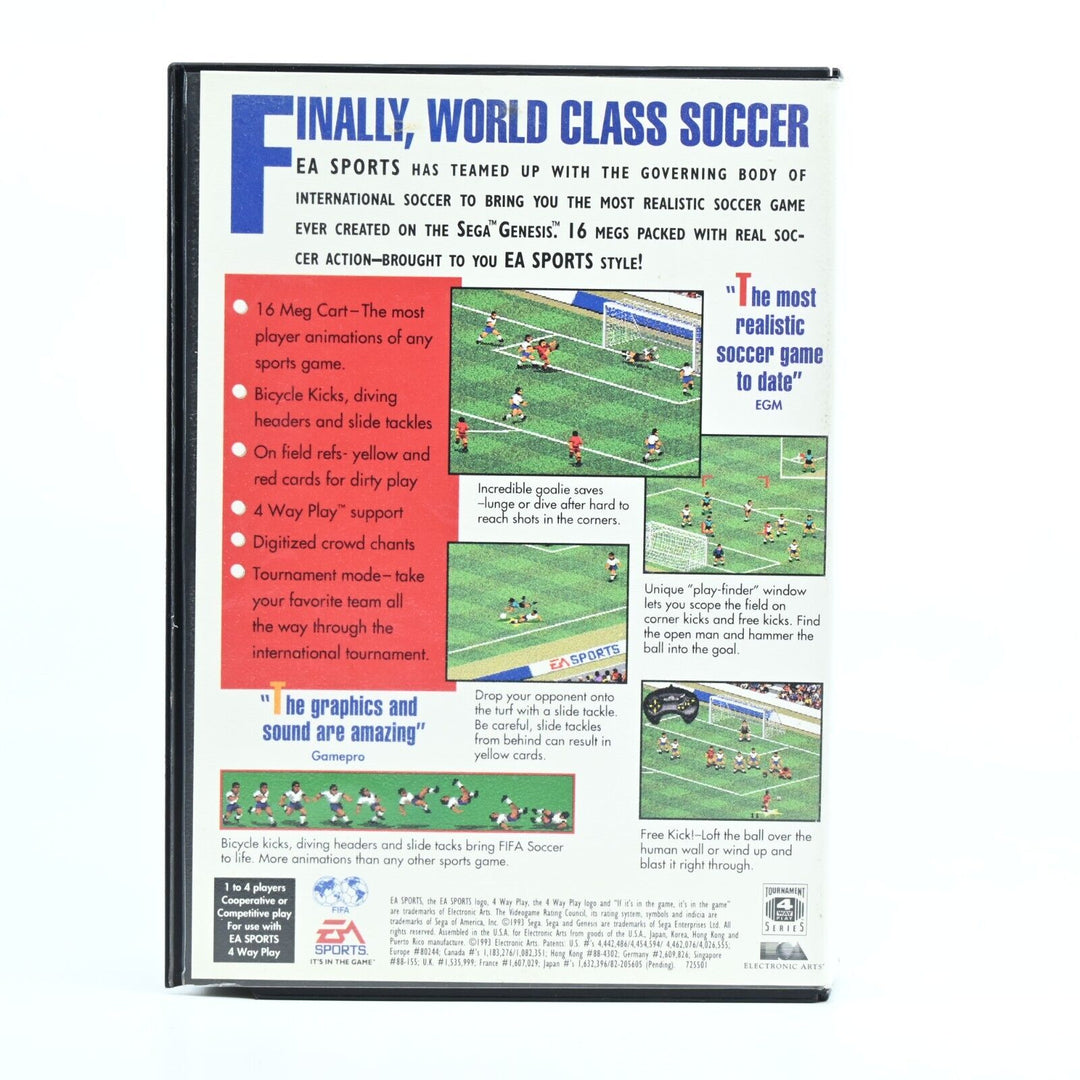 FIFA International Soccer + Manual - Sega Mega Drive / Genesis Game - NTSC-U/C