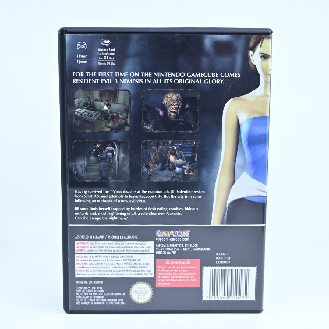 Resident Evil 3: Nemesis - Nintendo Gamecube Game + No Manual - PAL - FREE POST!