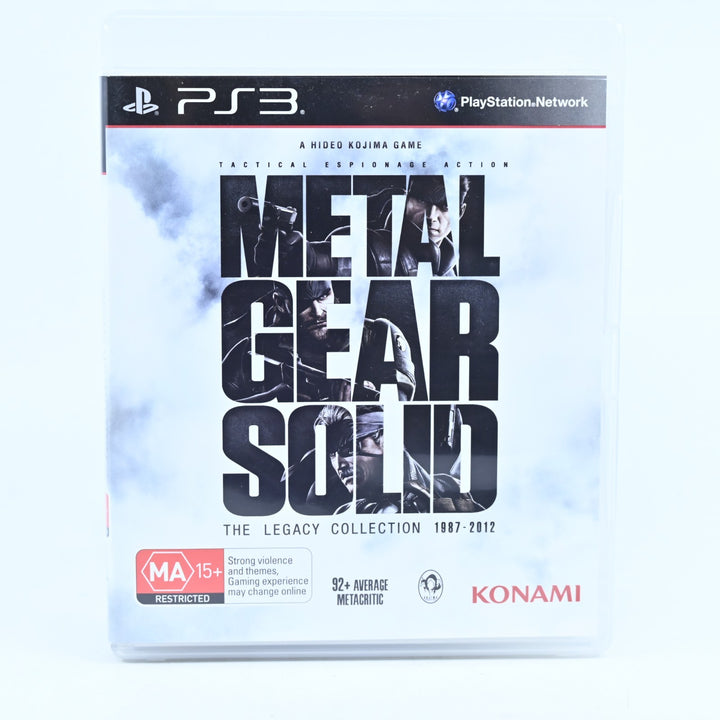 Metal Gear Solid The Legacy Collection - Sony Playstation 3 - No Manual