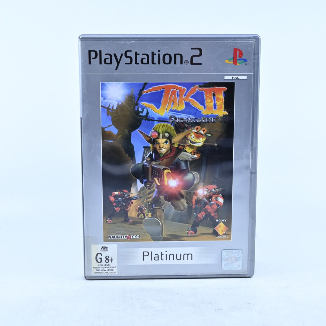 Jak II: Renegade - Sony Playstation 2 / PS2 Game + Manual - PAL - MINT DISC!