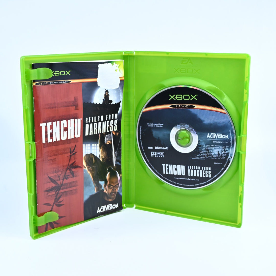 Tenchu: Return from Darkness - Original Xbox Game + Manual - PAL - MINT DISC!