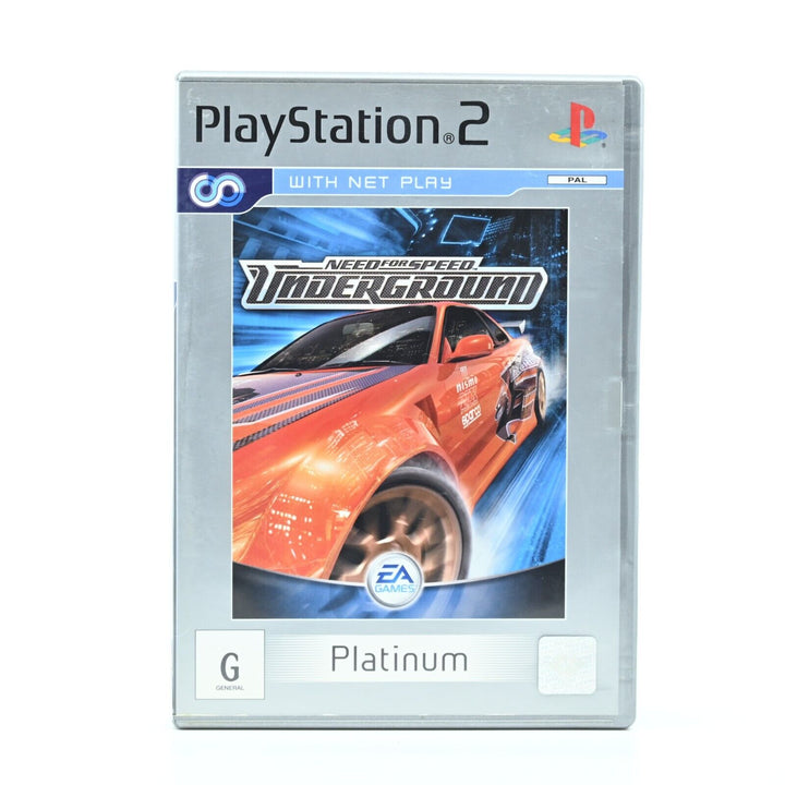 Need for Speed: Underground - Sony Playstation 2 / PS2 Game - PAL - FREE POST!