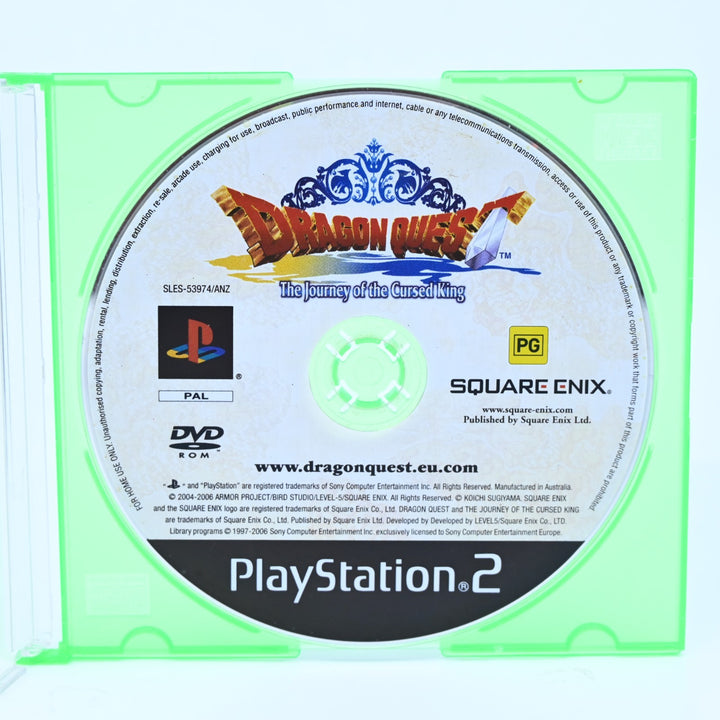 Dragon Quest VIII: The Journey of the Cursed King - PS2 Game - Disc Only - PAL