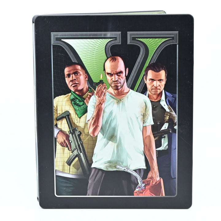 Grand Theft Auto V 5 Steelbook Edition - Sony Playstation 3 / PS3 Game + Manual