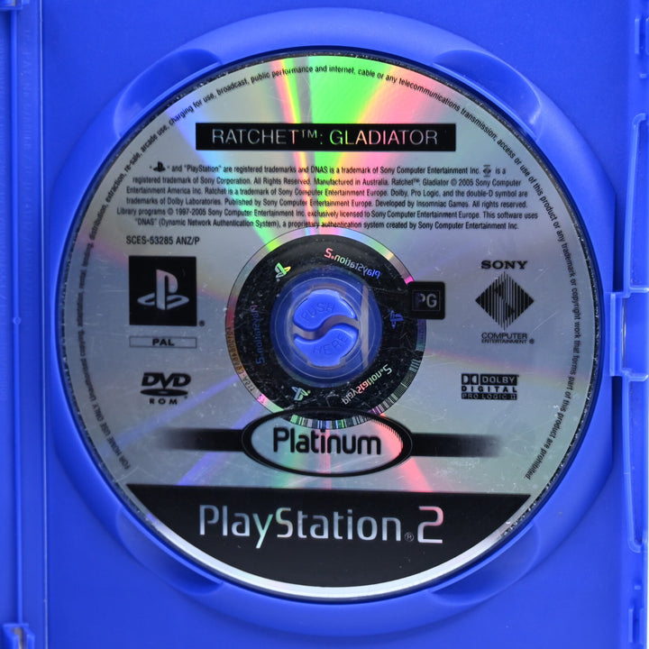 Ratchet Gladiator - Sony Playstation 2 / PS2 Game - No Manual - PAL - FREE POST!