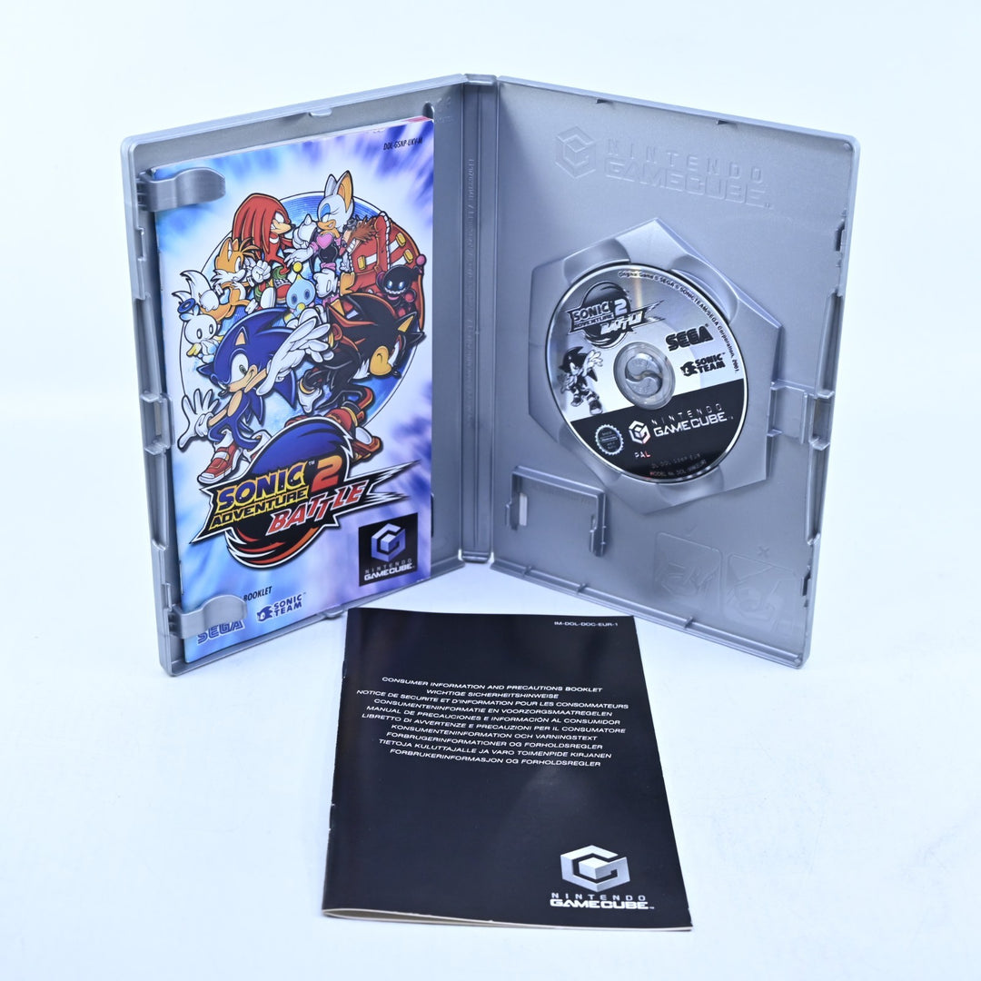 Sonic Adventure 2 Battle - Nintendo Gamecube Game + Manual - PAL - FREE POST!