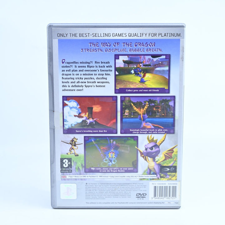 Spyro: Enter the Dragonfly - Sony Playstation 2 / PS2 Game + Manual - PAL